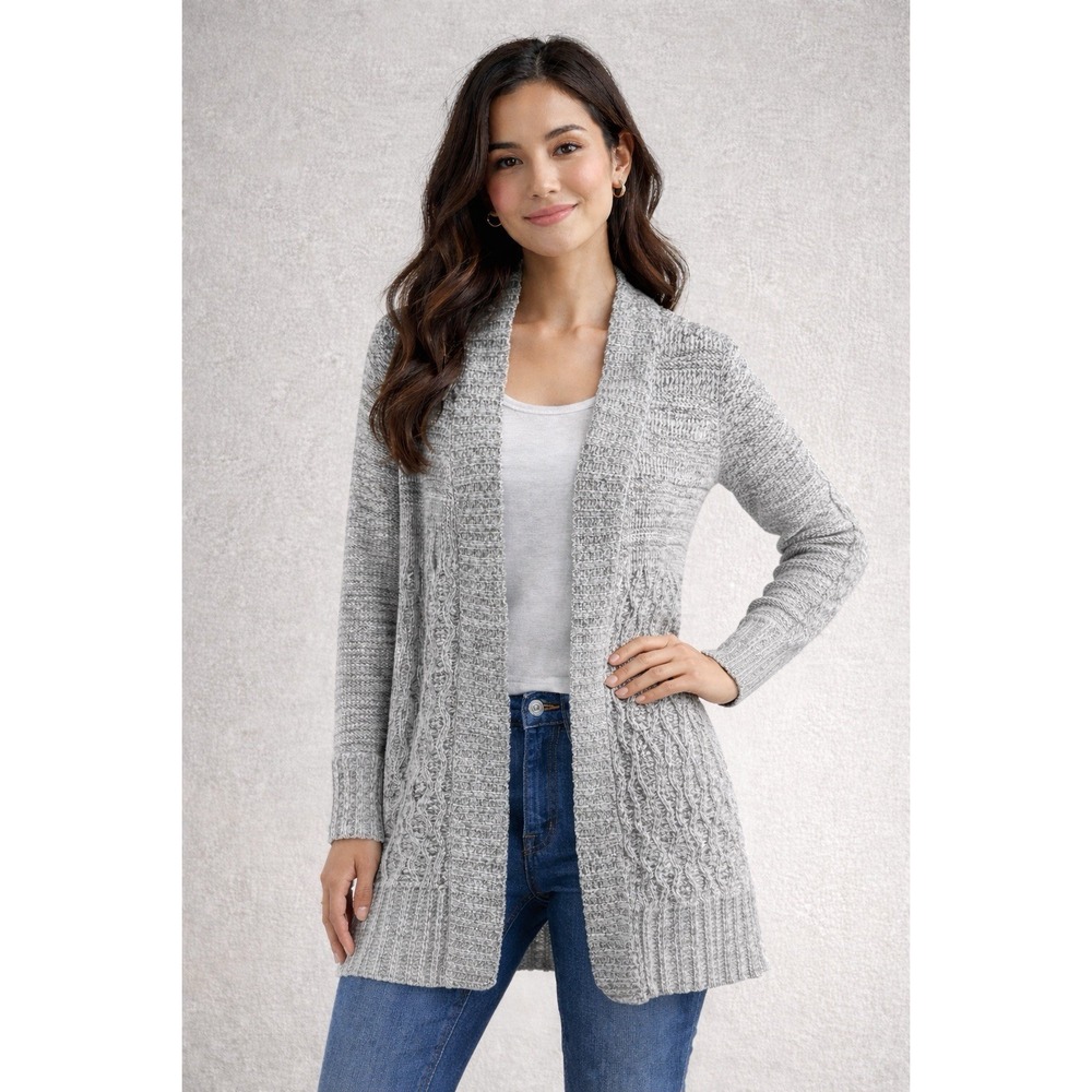 Snails Cinnamon Women's‎ Sz XS Super Soft Knitted Open Front Cardigan Sweater